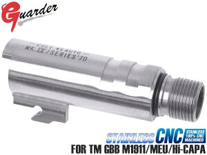 M1911-44(I)SV��GUARDER �X�e�����XCNC�`�����o�[ �^�C�vI(-COLT.45AUTO-S70) �����}���C �K�X�u���[�o�b�N M1911/�n�C�L���p/MEU�p��Hi-CAPA4.3/5.1�Ή�
