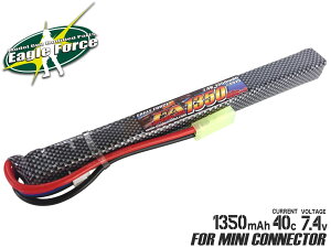 yRpNgȂ̂ɑeʁzEAGLE FORCE C[OtH[X EA1350 7.4V 1350mAh 40C+ Li-poobe[AK^Cv@|obe[ AK47S MP5K PSG-1 89eȂǁmSꗥ300~z\n