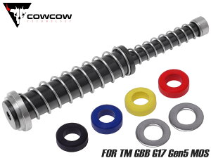 COWCOW TECHNOLOGY �X�e�����X ���R�C���X�v�����O�K�C�h TM G17 Gen5 TiALN �u���b�N���}���C GBB �K�X�u�� ���R�C���o�b�t�@ ���R�C��SP�K�C�h �J�X�^�� ����