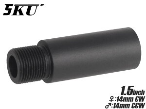 5KU 1.5C` A~CNC AE^[oRo[^[ 14mmlW14mmtlW38mmo ϊ JX^ S M4 M16 CW CCW }C G&G ARES CYMA S&T