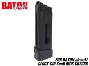 BATON airsoft GLOCK G19 CO2 12g}KW 20UXyA}KW \ GLOCK19 JX^ CO2GBB KXu KXK GLOCK ObN19 Gen5 MOS 12OΉ