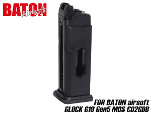 BATON airsoft GLOCK G19 CO2 8g}KW 20UXyA}KW \ C C GLOCK19 JX^ CO2GBB KXu KXK GLOCK ObN19 Gen5 MOS