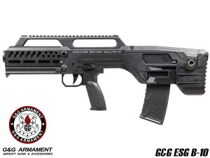 G&G ESG B-10 本体◆セミオート ガスショットガン 5発発射⇔10発発射 切り替え可能 ダブルアクション エアガン サバゲー インドア CQC CQB 105発装弾