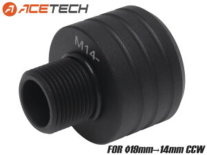 ACETECH 19mm14mmtlW ϊA_v^[AE^[o TCT[ TvbT[ tbVnC_[ A^b`g hXAbv JX^ ubN