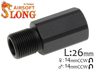 SLONG AIRSOFT oGNXeV 26mm typeB 14mmtlW/14mmtlWAE^[ỏ 14mmCCW M4 M16ño |CgANZǉ