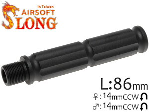 SLONG AIRSOFT oGNXeV 86mm typeA 14mmtlW/14mmtlWdK KXK M4/M16/HK416/SCAR/MCXȂǂ̃o Oa19mm hXAbvɂ