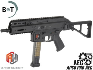 ARCHWICK B&T Air APC9 PRO �d���K�� �{�́�18�Έȏ�Ώۃ��f�� UMP�܂��݃X�g�b�N���� ���{�d�l SMG PDW �d�q�g���K�[ETU ���V�[�o�[�Œ莮�`�����o�[�u���b�N