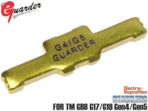 GLK-538(GD)��GUARDER �X�e�����X �X���C�h���b�N [�����}���C GBB G17/G19 Gen4/Gen5�p]���S�[���h �J���[���b�L�ŃL�����ƌ�����I�v���X�ł������Ń��A���Ȏ���
