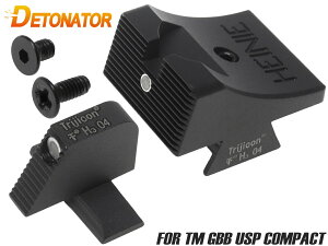 DETONATOR �X�`�[���T�C�g HEINIE Suppressor-Height�^�C�v [�����}���C GBB USP�R���p�N�g�p]���f�g�l�[�^�[ �n�C�j�[ �T�v���b�T�[�n�C�g �O��T�C�g�Z�b�g �~���T�C�g