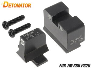DETONATOR �T�v���b�T�[�T�C�g �X�`�[�� Trijicon SG-201�^�C�v [�����}���C GBB P320�p]���g���W�R���^�C�v �g���`�E���p�C�v�� �~���i�C�g�T�C�g �O��T�C�g�Z�b�g