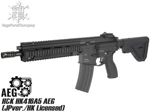 VFC/Umarex H&K HK416A5 �d���K���{�� (JPver./HK Licensed) Black��H&K���K���C�Z���X�擾 ���A������ �A���r�Z���N�^�[/�}�K�W���L���b�`�̗p �K�X���M�����[�^�[���Č�