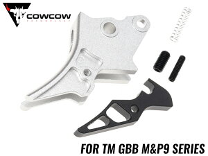 COWCOW TECHNOLOGY A6061 CNC�^�N�e�B�J���g���K�[ V2 [�����}���C GBB M&P9�p]���V���o�[ �J�E�J�E�e�N�m���W�[ �g���K�[�Z�[�t�e�B�������� ���X�|���X����