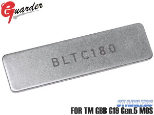 GLK-500(B)��GUARDER �X�e�����X �V���A���i���o�[�^�O �I���W�i������(BLTC180) [�����}���C GBB G19 Gen5 MOS�p]���K�[�_�[ �O���b�N ���A���`�� �h���X�A�b�v US����