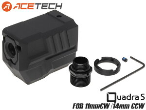 ACETECH Quadra S �R���y���Z�C�^�[�^�}�Y���t���b�V���g���[�T- ���C���{�[ 14mm�t�l�W�Ή����J���t���ȃ}�Y���t���b�V���I11mm���l�W�ɂ��Ή� �n���h�K���ɍœK �o�b�e���[�����[�d��