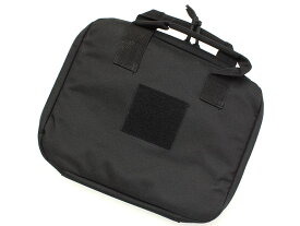 【ワケアリ】【最大2丁収納可能】MILITARY-BASE(ミリタリーベース)ナイロン ハンドガンケース 30cm/BK◆デザートイーグル/M92F/M9A1等に！レンジバッグ/ブラック