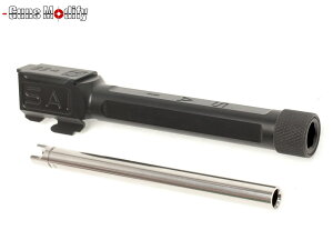 �y���P�A���zGunsModify G17/G18C SAI�^�C�v �{�b�N�X�t���[�g�A�E�^�[�o����/�C���i�[SET �X�e�����XCNC 14mmCCW�X���b�h���}���C �O���b�N ���^���o���� TiCN�R�[�g Match