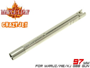�y���P�A���zMaple Leaf Crazy Jet �C���i�[�o���� 97mm for GBB(G17/G18C/P226)���N���C�W�[�W�F�b�g �e�ЃK�X�u�� �n���h�K���Ή� �}���C WE VFC KJ�� GLOCK �O���b�N