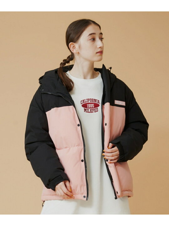 楽天市場】HOODED PUFFER JACKET MILKFED. ミルクフェド ジャケット 