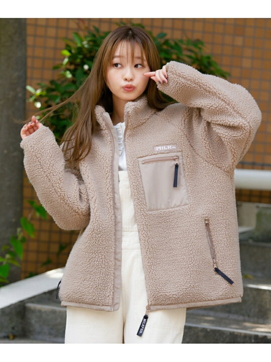 楽天市場】BOA ZIP UP JACKET ジャケット MILKFED. MILKFED. ミルク 