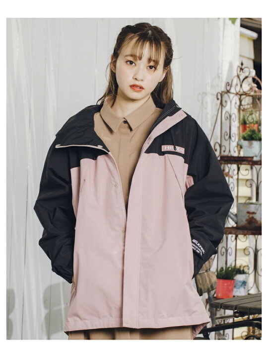 楽天市場】BACK LOGO BICLR MOUNTAIN PARKA ジャケット MILKFED 