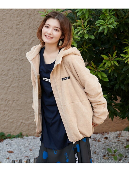 楽天市場】BOA HOODED BLOUSON ブルゾン MILKFED. MILKFED. ミルク 