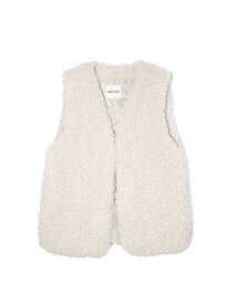 【SALE／50%OFF】FUR VEST MILKFED. ミルクフェド ジャケット・アウター その他のジャケット・アウター ブラック ホワイト ブラウン【RBA_E】【送料無料】[Rakuten Fashion]