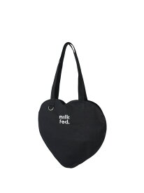 HEART SHAPED TOTE BAG MILKFED. ミルクフェド バッグ その他のバッグ ネイビー ブラック レッド【送料無料】[Rakuten Fashion]