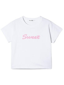 ICING SCRIPT COMPACT S/S TEE MILKFED. MILKFED. ミルクフェド トップス カットソー・Tシャツ ピンク レッド【送料無料】[Rakuten Fashion]