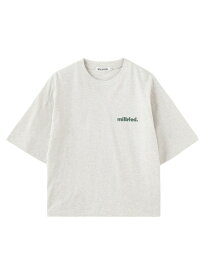M.FEDDY LOGO WIDE S/S TEE MILKFED. ミルクフェド トップス カットソー・Tシャツ ネイビー【送料無料】[Rakuten Fashion]