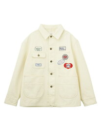 【SALE／50%OFF】PATCHED COVERALL JACKET MILKFED. ミルクフェド ジャケット・アウター その他のジャケット・アウター ブルー ホワイト ブラック【RBA_E】【送料無料】[Rakuten Fashion]