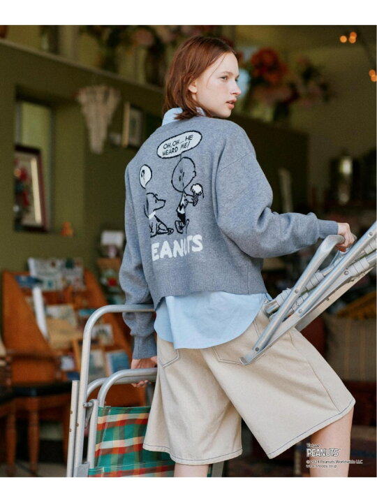 楽天市場】PEANUTS 75th KNIT CARDIGAN MILKFED. ミルクフェド  