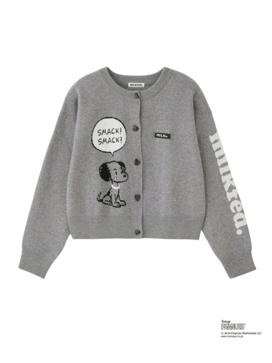 楽天市場】PEANUTS 75th KNIT CARDIGAN MILKFED. ミルクフェド  
