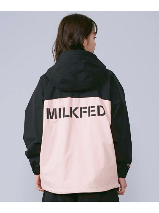 楽天市場】【SALE／30%OFF】BACK LOGO BICOLOR MOUNTAIN PARKA MILKFED 