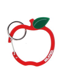 APPLE CARABINER MILKFED. ミルクフェド アクセサリー・腕時計 その他のアクセサリー・腕時計 レッド グリーン[Rakuten Fashion]