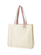 CUT OUT LOGO PIPING TOTE MILKFED. ミルクフェド バッグ その他のバッグ ホワイト グレー ブラック ブラ…