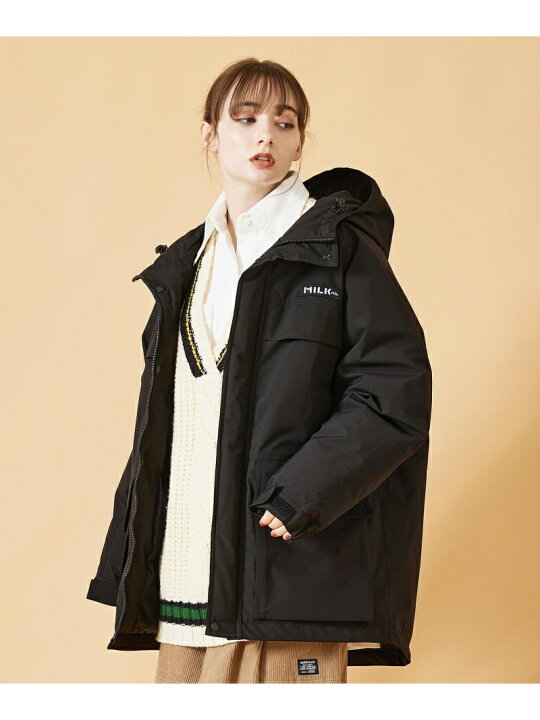 楽天市場】HOODED PUFFER JACKET MILKFED. ミルクフェド ジャケット  