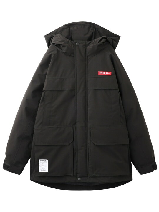 楽天市場】HOODED PUFFER JACKET MILKFED. ミルクフェド ジャケット 