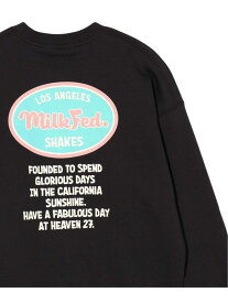 【SALE／30%OFF】SHAKE SHOP SWEATSHIRT MILKFED. ミルクフェド トップス スウェット・トレーナー ブラック グリーン ホワイト【RBA_E】【送料無料】[Rakuten Fashion]