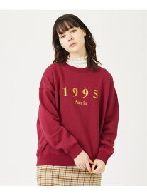 【SALE／30%OFF】1995 SWEAT TOP MILKFED. ミルクフェド トップス スウェット・トレーナー レッド ホワイト ピンク【RBA_E】【送料無料】[Rakuten Fashion]