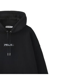 EMBROID BAR SWT HD MILKFED. ミルクフェド トップス パーカー・フーディー ブラック グリーン グレー ホワイト ピンク【送料無料】[Rakuten Fashion]