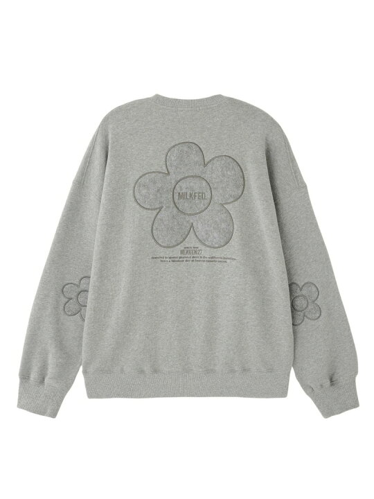 楽天市場】FLOWER PATCHED ELBOW SWEAT TOP MILKFED. ミルクフェド  