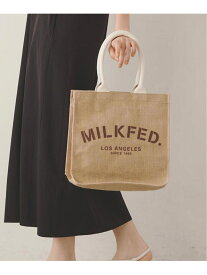 MILKFED. JUTE TOTE BAG MILKFED. ミルクフェド バッグ トートバッグ ベージュ【送料無料】[Rakuten Fashion]