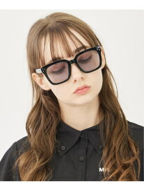 MILKFED. LOGO SUNGLASSES MILKFED. ミルクフェド ファッション雑貨 サングラス ブラック ブラウン【先行予約】*【送料無料】[Rakuten Fashion]