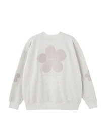 FLOWER ELBOW PATCH SWEAT TOP MILKFED. ミルクフェド トップス スウェット・トレーナー ブルー ネイビー ベージュ レッド【送料無料】[Rakuten Fashion]