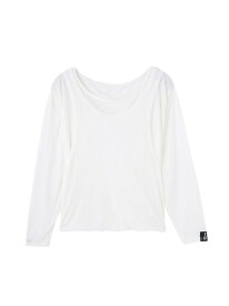 【SALE／30%OFF】LAYERED LOOK L/S TOP MILKFED. ミルクフェド トップス カットソー・Tシャツ ピンク ホワイト ブラック【RBA_E】【送料無料】[Rakuten Fashion]
