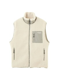 LOGO BOA VEST MILKFED. ミルクフェド ジャケット・アウター その他のジャケット・アウター ホワイト ブラック ブルー【送料無料】[Rakuten Fashion]
