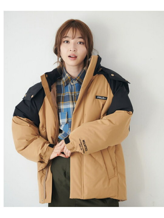 楽天市場】LOGO HD PUFFER JACKET ジャケット MILKFED. MILKFED 