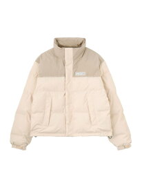 【SALE／50%OFF】BAR PATCH PUFFER JACKET MILKFED. ミルクフェド ジャケット・アウター その他のジャケット・アウター ホワイト ブラック ピンク【RBA_E】【送料無料】[Rakuten Fashion]