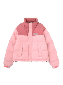 【SALE／50%OFF】BAR PATCH PUFFER JACKET MILKFED. ミルクフェド ジャケット・アウター その他のジャケット・アウター ホワイト ブラック ピンク【RBA_E】【送料無料】[Rakuten Fashion]