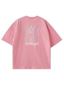 【SALE／30%OFF】NEON SUNDAE WIDE S/S TEE MILKFED. ミルクフェド トップス カットソー・Tシャツ ピンク ホワイト ブラック【RBA_E】[Rakuten Fashion]